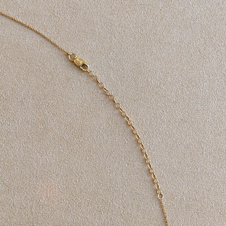 1.26 Ct. Aquamarine Citrine Multi Stone Necklace, 14K Yellow Gold