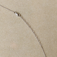 0.43 Ct. Ruby Accent Stones Necklace, 14K White Gold Image