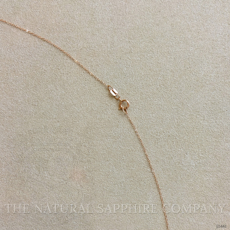 2.00 Ct. Peach Morganite Bezel Necklace, 14K Rose Gold