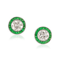 1.89 Ct.Tw. Natural Diamond Studs Earrings, Platinum 950 Video