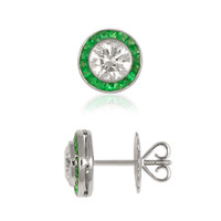1.89 Ct.Tw. Natural Diamond Studs Earrings, Platinum 950 Image