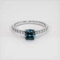 1.37 Ct. Sapphire Platinum 950 ring