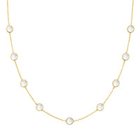 10.05 Ct. Moonstone 14K Yellow Gold necklace