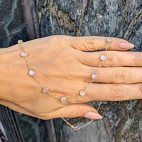 10.05 Ct. Moonstone Bezel Necklace, 14K Yellow Gold Life Style