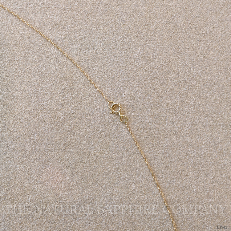 0.48 Ct. Pink Sapphire and Natural Diamond Pave Pendant, 14K Yellow Gold