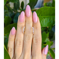 0.65 Ct.Tw. Pink Sapphire Pave Earrings, 14K Yellow Gold Life Style