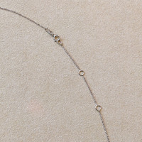 0.35 Ct. Pink Sapphire Halo Necklace, 14K White Gold Image