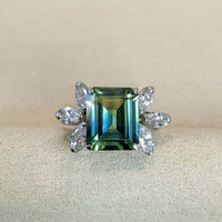 5.21 Ct. Sapphire Platinum 950 ring