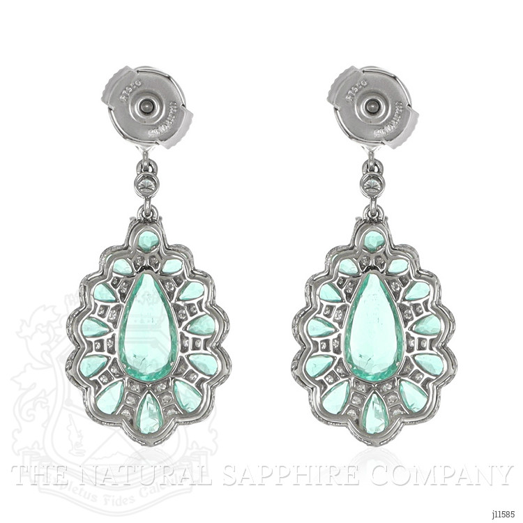 2.52 Ct.Tw. Paraiba Tourmaline Paraiba Tourmaline Studs Earrings, Platinum 950