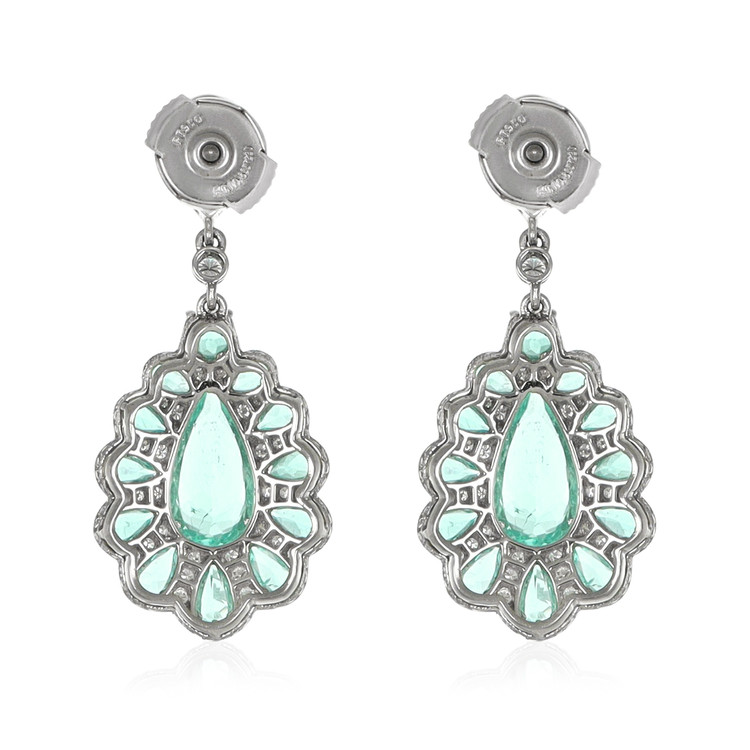 2.52 Ct.Tw. Paraiba Tourmaline Paraiba Tourmaline Studs Earrings, Platinum 950