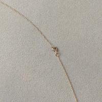 1.22 Ct. Emerald Natural Diamond Pave Necklace, 14K Yellow Gold Image