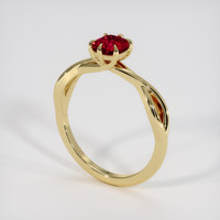 0.93 Ct. Spinel Solitaire Ring, 18K Yellow Gold Image