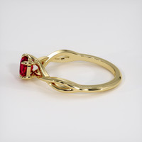 0.93 Ct. Spinel Solitaire Ring, 18K Yellow Gold Image