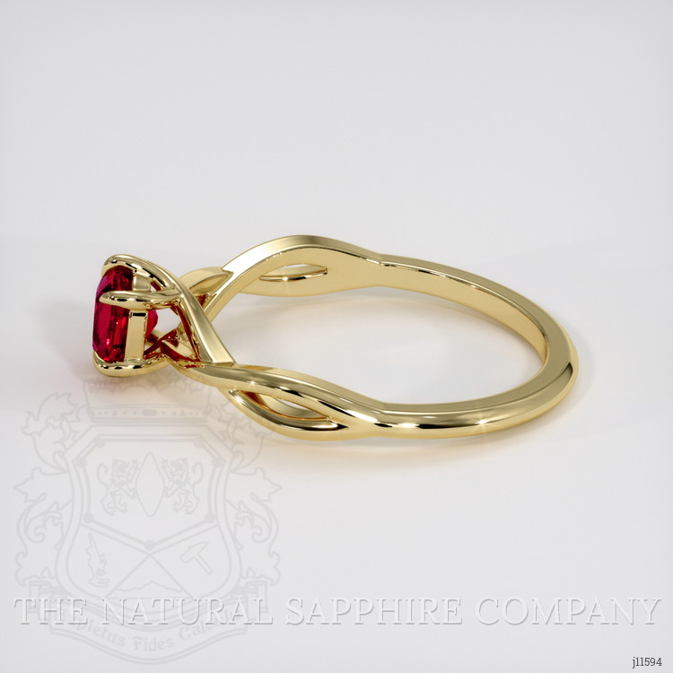 0.93 Ct. Spinel Solitaire Ring, 18K Yellow Gold