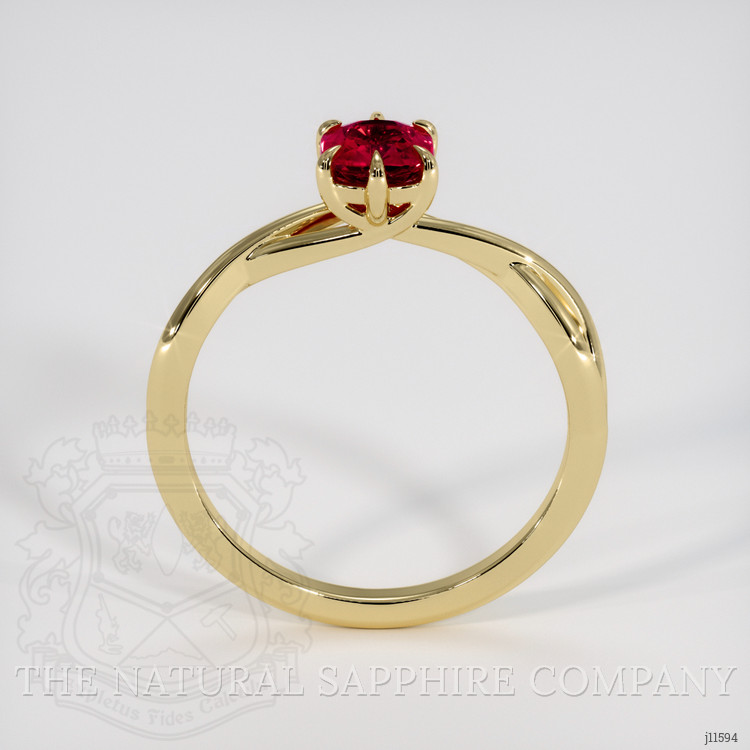 0.93 Ct. Spinel Solitaire Ring, 18K Yellow Gold
