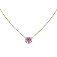 0.49 Ct. Sapphire 14K Yellow Gold necklace