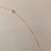 0.49 Ct. Pink Sapphire Bezel Necklace, 14K Yellow Gold Image