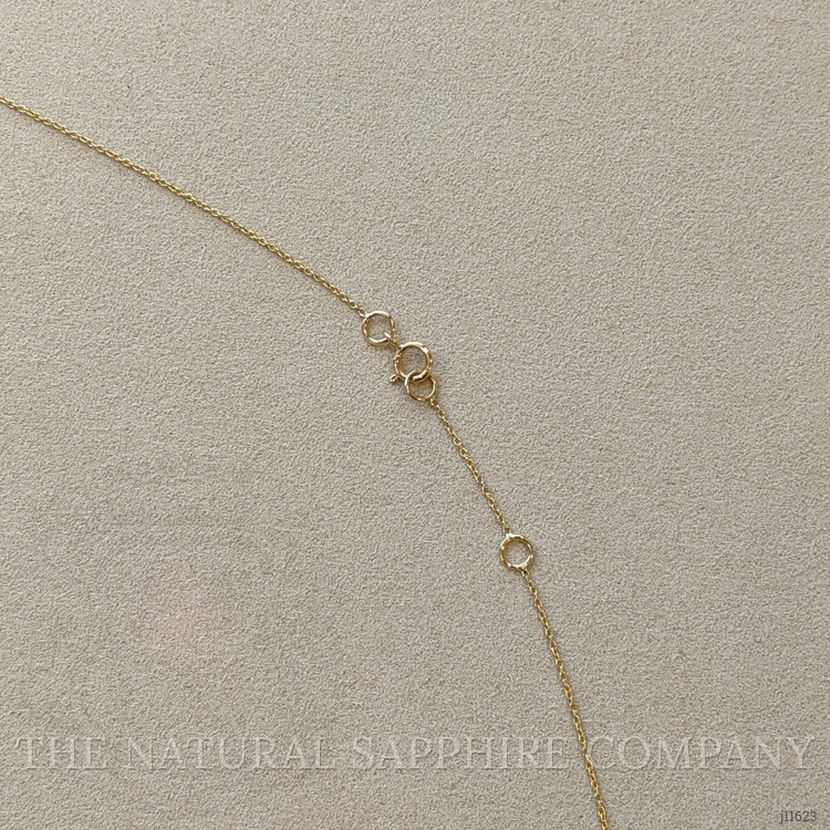 0.47 Ct. Emerald and Natural Diamond Halo Necklace, 14K Yellow Gold
