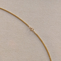 1.54 Ct. Pinkish Red Ruby Bezel Necklace, 14K Yellow Gold Image