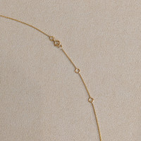 0.69 Ct. Ruby Bezel Necklace, 14K Yellow Gold Image