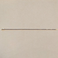 1.56&nbsp;Ct.Tw.Total Carat Weight Blue Sapphire Tennis/Line Bracelet, 14K Yellow Gold Image