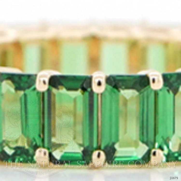 5.94 Ct. Tsavorite Garnet Accent Stones Ring, 18K Rose Gold