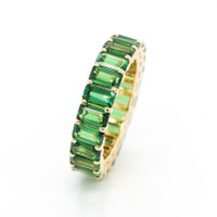 6.41 Ct. Tsavorite Garnet 18K Rose Gold ring