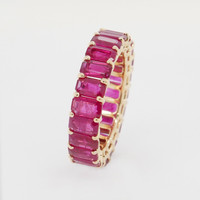 7.25 Ct. Ruby 18K Rose Gold ring