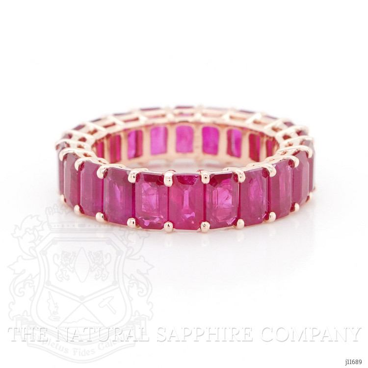 7.44 Ct. Ruby Accent Stones Ring, 18K Yellow Gold