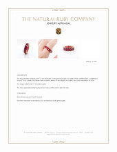 10.41 Ct. Ruby Accent Stones Ring, 18K Yellow Gold Appraisal