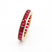 2.67 Ct. Ruby 18K Yellow Gold ring