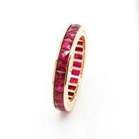 2.84 Ct. Ruby 18K Yellow Gold ring