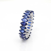 8.61 Ct. Sapphire 18K White Gold ring