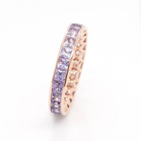 3.56 Ct. Sapphire 18K Rose Gold ring