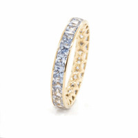 3.23 Ct. Sapphire 18K Yellow Gold ring