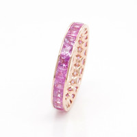 3.62 Ct. Sapphire 18K Rose Gold ring