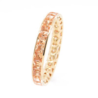 3.75 Ct. Sapphire 18K Yellow Gold ring