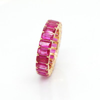 4.67 Ct. Ruby 18K Yellow Gold ring