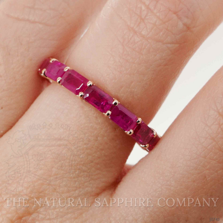 4.70 Ct. Pinkish Red Ruby Accent Stones Ring, 18K Rose Gold