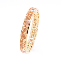 3.80 Ct. Sapphire 18K Yellow Gold ring