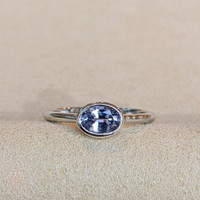 0.92 Ct. Sapphire Platinum 950 ring