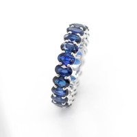 6.52 Ct. Sapphire 18K Yellow Gold ring