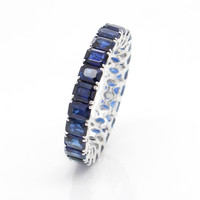 5.94 Ct. Sapphire 18K Yellow Gold ring