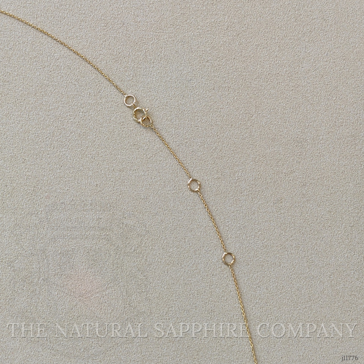 1.02 Ct. Emerald Solitaire Necklace, 14K Yellow Gold