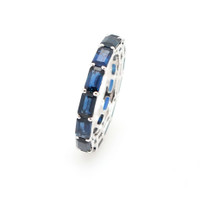 5.15 Ct. Sapphire 18K White Gold ring