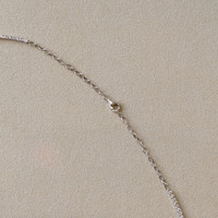 3.45 Ct. Blue Sapphire and Natural Diamond Pave Pendant, 14K White Gold Image