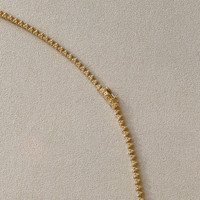 1.39 Ct. Emerald and Natural Diamond Pave Necklace, 14K Yellow Gold Image