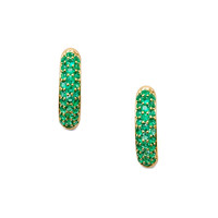 2.62 Ct.Tw. Emerald 14K Yellow Gold earring