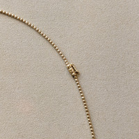 2.57 Ct. Emerald and Natural Diamond Pave Necklace, 14K Yellow Gold Image