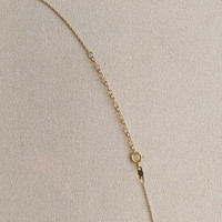 0.20 Ct. Emerald and Natural Diamond Bezel Necklace, 14K Yellow Gold Image